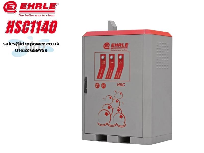 3 Ehrle HSC Series steam cleaners lined up, ready for delivery